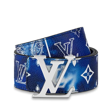 louis vuitton black and blue belt|louis vuitton belt with suit.